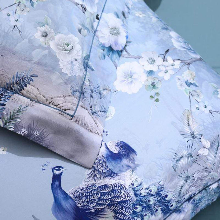 Dreamland Dyne Sett – 500 TC Egyptisk Bomull med Blomsterfugl Design | Luvikno