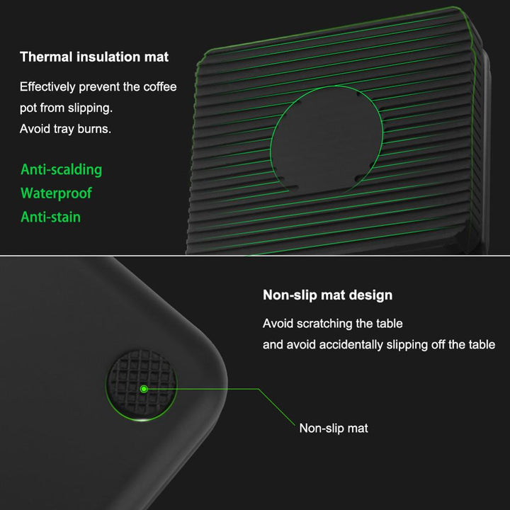 Drip Coffee Scale W/ Timer Portable Elektronisk Digital Kjøkkenvekt | Luvikno