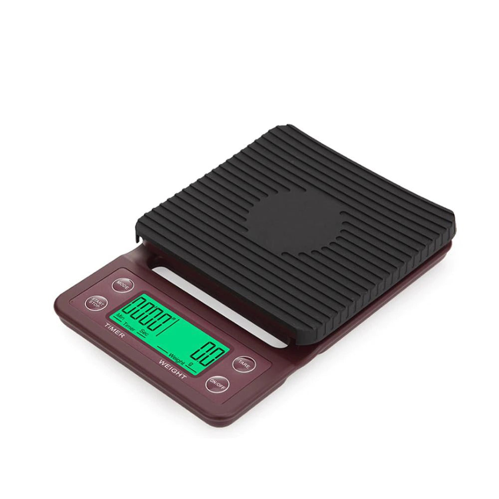 Drip Coffee Scale W/ Timer Portable Elektronisk Digital Kjøkkenvekt | Luvikno