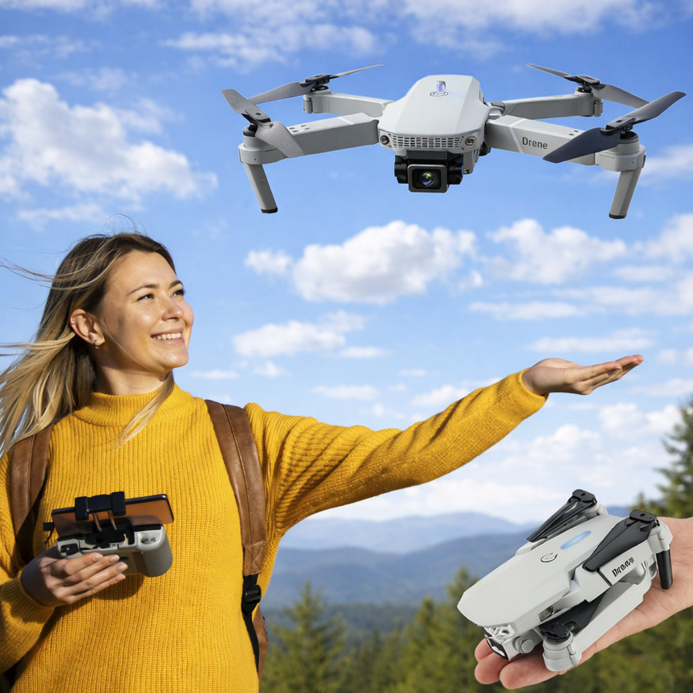 Sammenleggbar drone 4K med/uten kamera | Luvikno