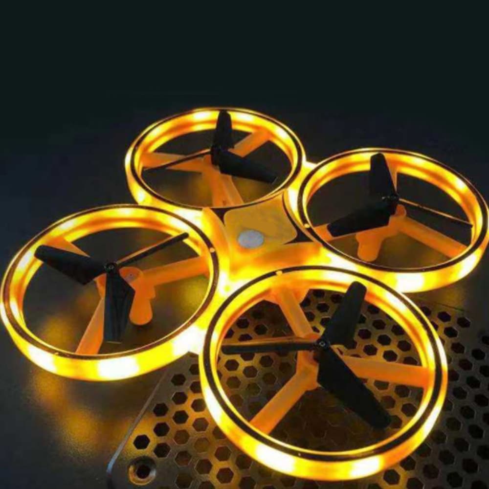 Drone-Hånd-Quadcopter (med LED-lys og kul loop-funksjon) | Luvikno