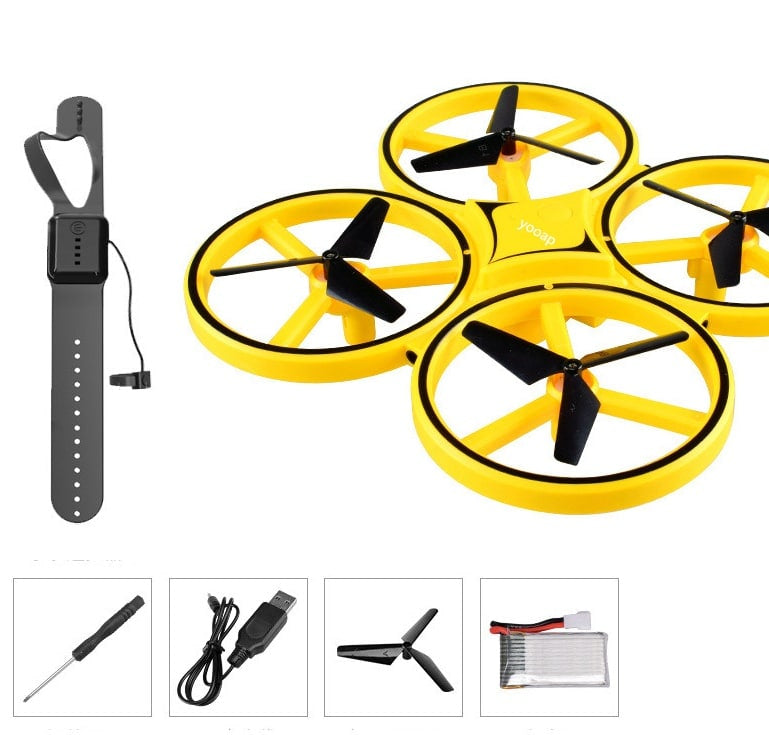 Drone - fjernstyrt - Quadrocopter (Gyro &amp; LED) | Luvikno