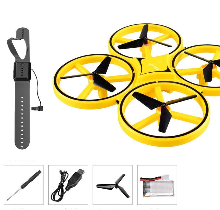 Drone - fjernstyrt - Quadrocopter (Gyro &amp; LED) | Luvikno