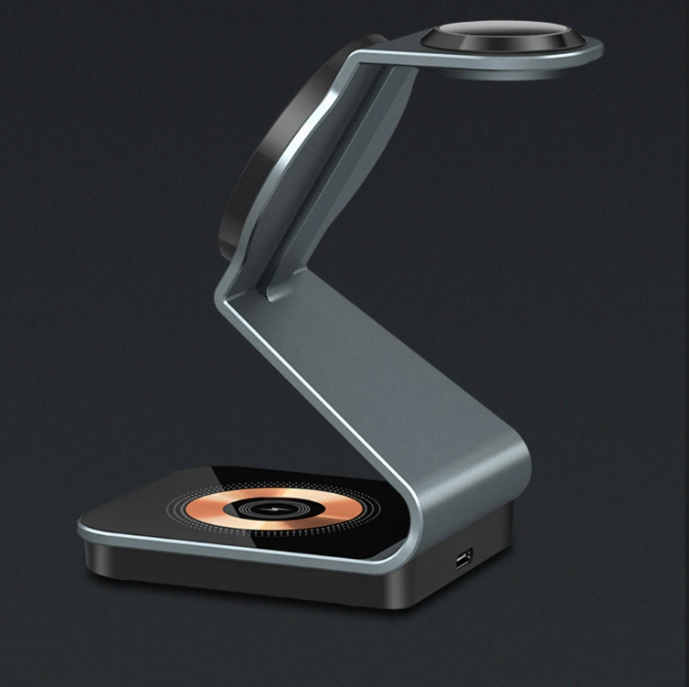 Chargy Pro - Stilfull Magnetisk Trådløs 3-i-1 Lader Luvikno