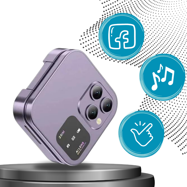 Luvikno | Dual Sim Liten Fliptelefon