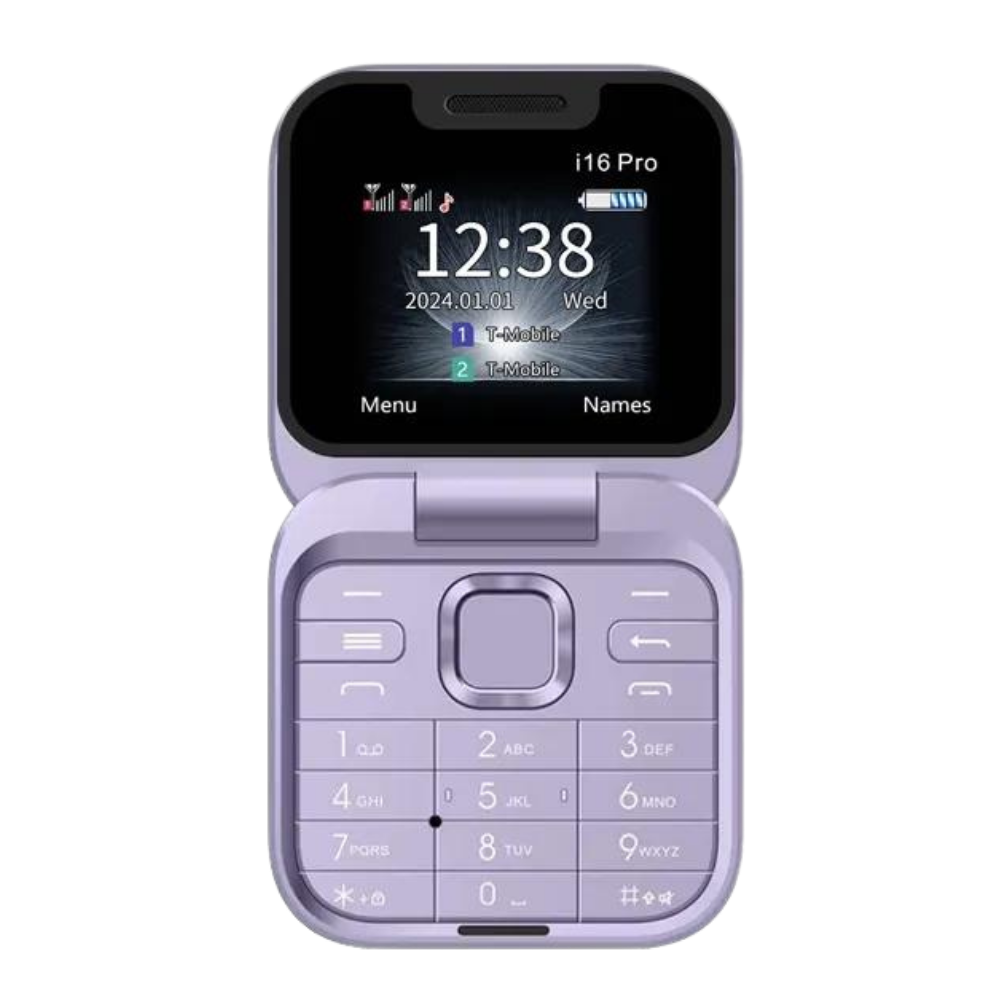 Luvikno | Dual Sim Liten Fliptelefon