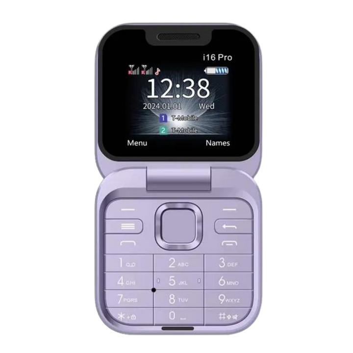 Luvikno | Dual Sim Liten Fliptelefon