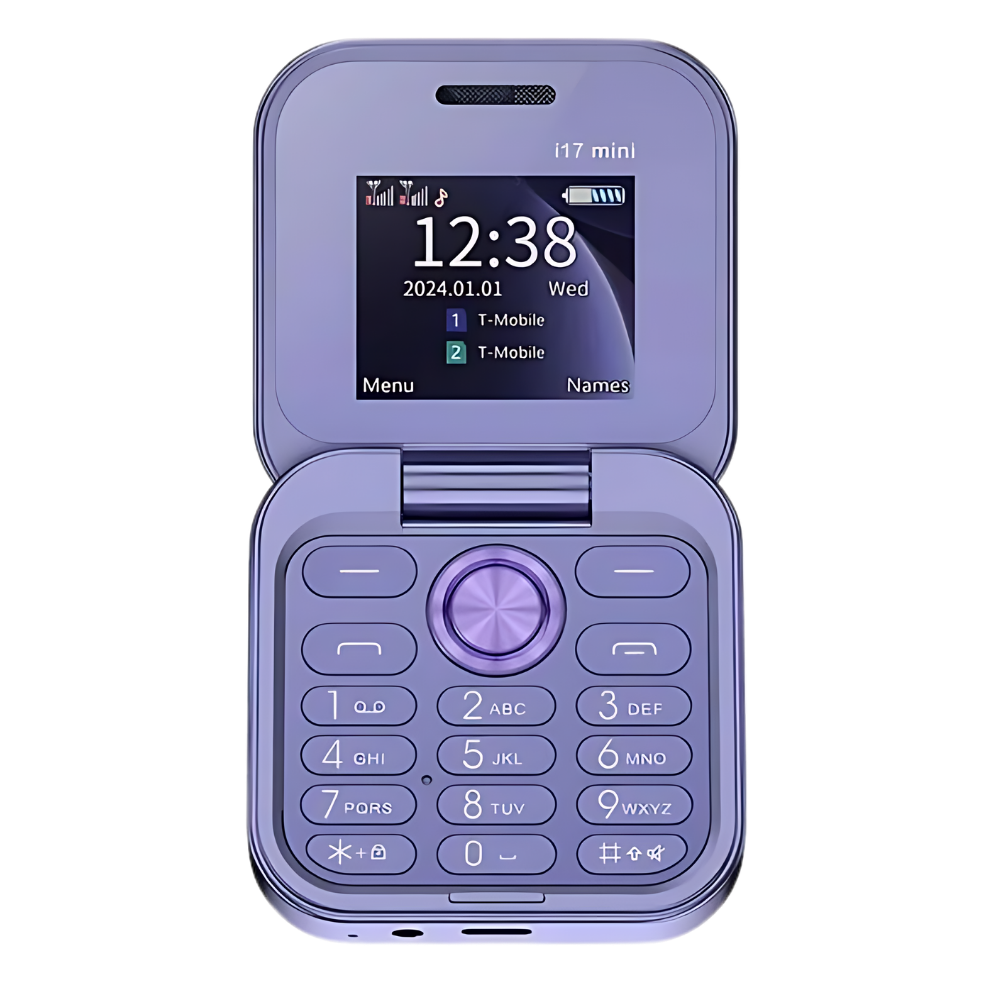 Luvikno | Dual Sim Liten Fliptelefon