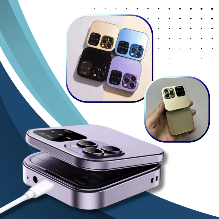 Luvikno | Dual Sim Liten Fliptelefon
