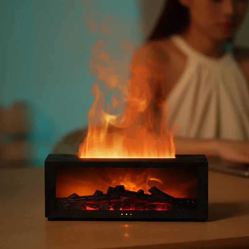 VlamMist Aroma Diffuser 300ml – Duftlampe med flammeeffekt | Luvikno