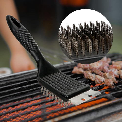 Holdbar Grillrengjøringsbørste Med Stålbust | Luvikno