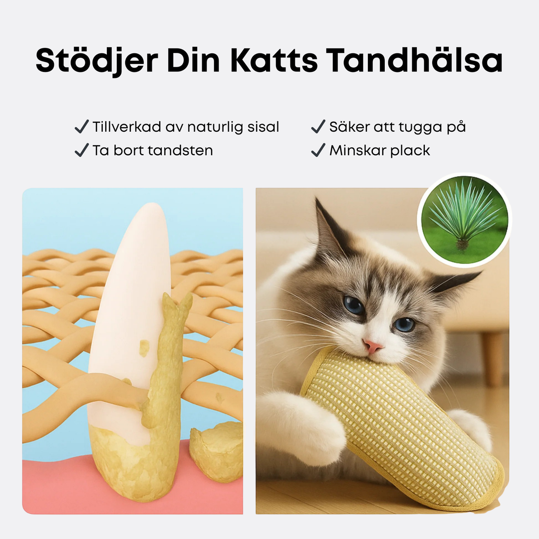 Krallex® — Slipp løs kattens ville jaktfrenzy for timer med lek moro og sunne tenner | Luvikno