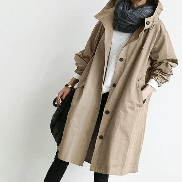 Luvik | Sadetakki hupulla - Vedenpitävä - Yliurheilullinen tuulenpitävä