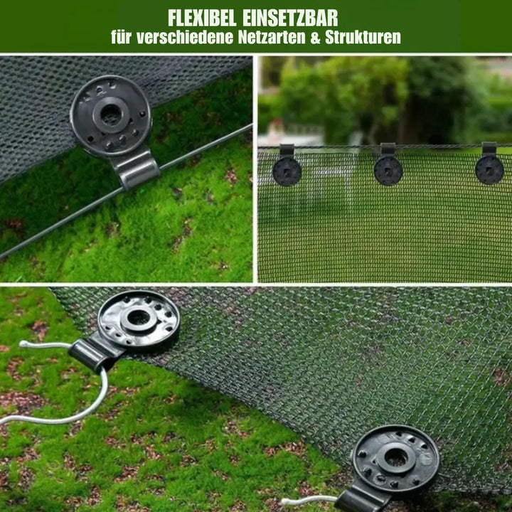 GardenGrip Pro Clips — Aldri mer ustabile nett takket være sikker hold i all slags vær! | Luvikno
