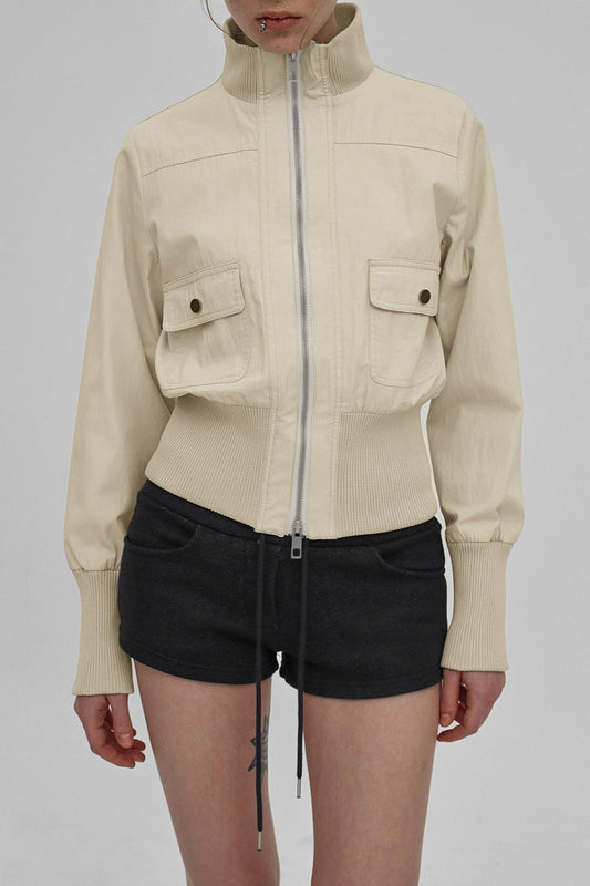 Luvik | Vyökiinnitteinen Pystykotus takki