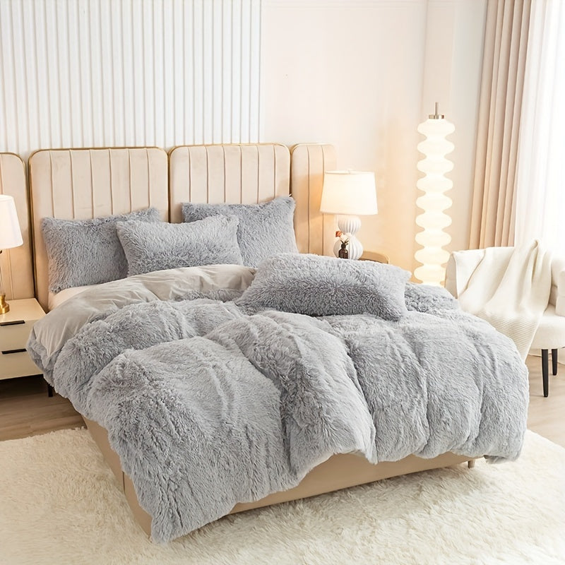 Luvikno | Ultra Soft Plush Duvet Cover Set with Zipper - Luksus & Komfort