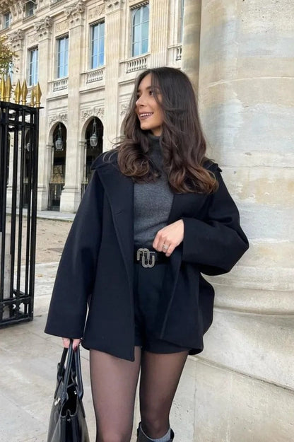 Luvik | Fit Lyhyt Villa Sekoite Takki