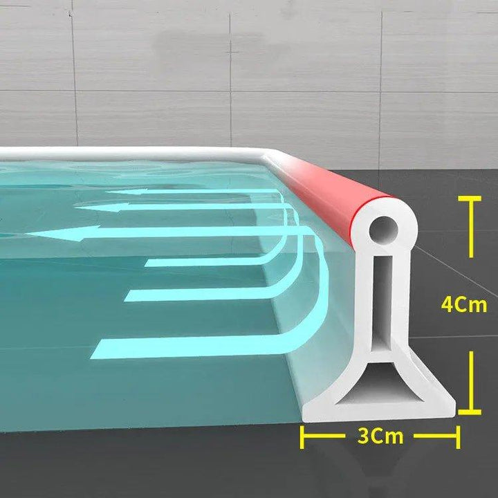 Luvikno | FlexiSeal Dusjkant — Ikke flere våte gulv og frustrasjon på badet, hold deg tørr – helt stressfri installasjon!