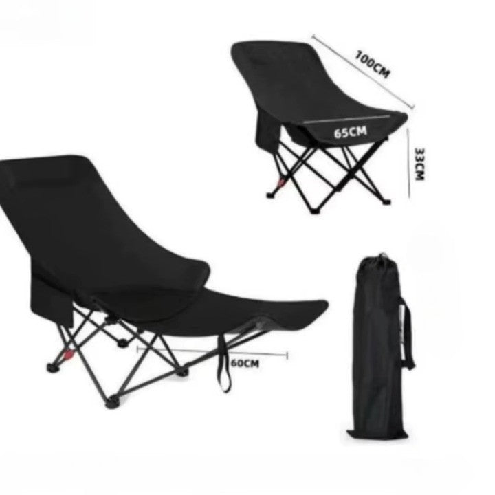 Relax Everywhere Reclining Utendørs Lounge Camping Stol | Luvikno