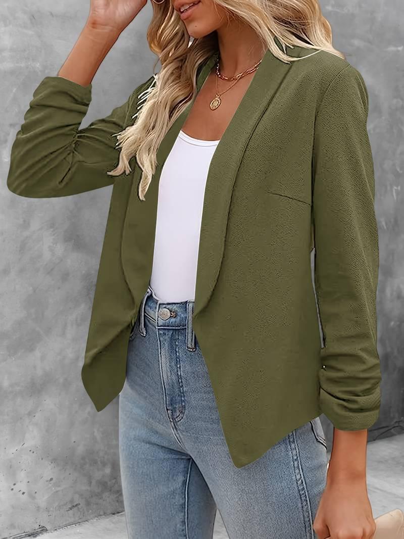 Luvik | Stilig Blazer med Åpen Front
