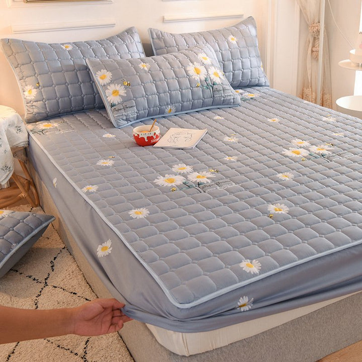 Luvikno | CushioGuard Silk Madrassbeskytter | Pustende og luksuriøs beskyttelse for madrassen din