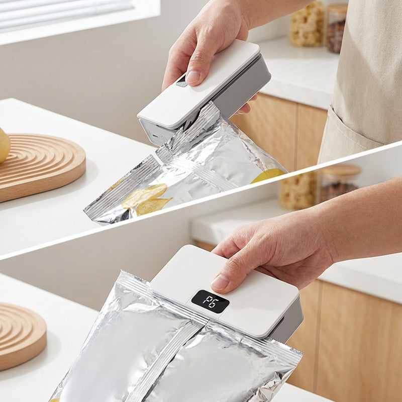 FreshSeal Pro Bag Sealer med Kuttefunksjon | Luvikno