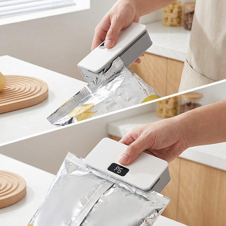 FreshSeal Pro Bag Sealer med Kuttefunksjon | Luvikno