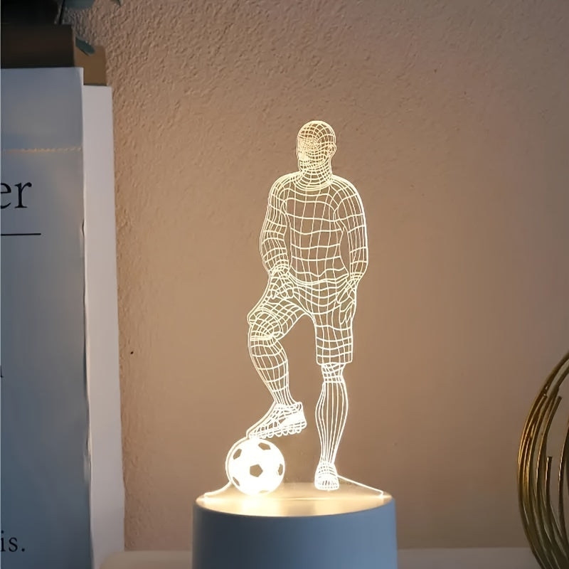 SportVision - 3D LED Fotball Nattlys Luvikno