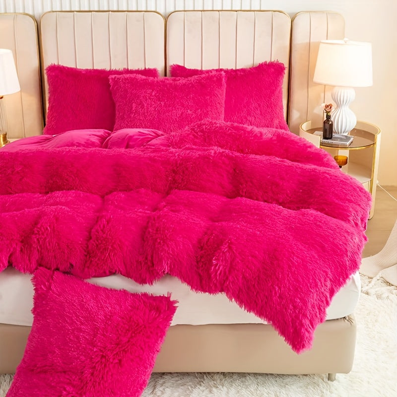 Luvikno | Ultra Soft Plush Duvet Cover Set with Zipper - Luksus & Komfort