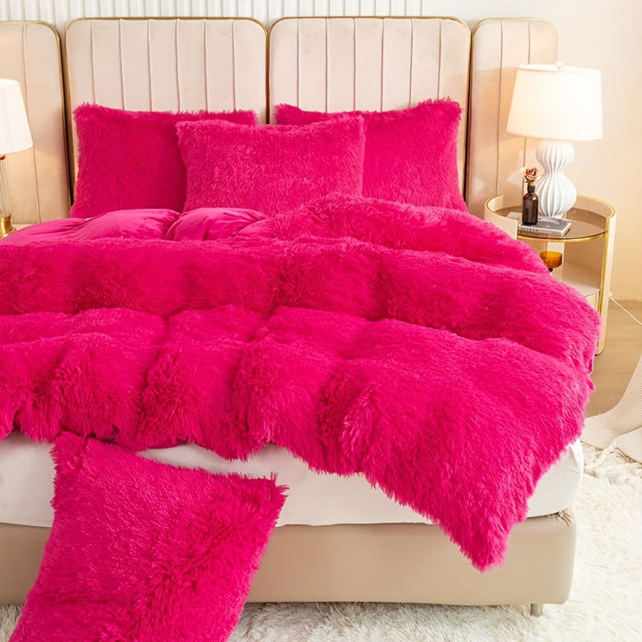 Luvikno | Ultra Soft Plush Duvet Cover Set with Zipper - Luksus & Komfort