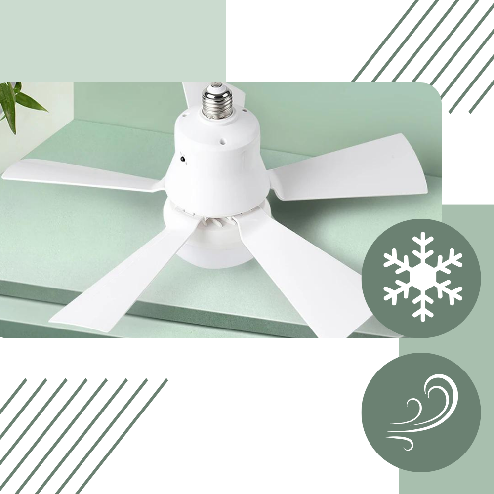 E27 Socket Fan Light | Luvikno