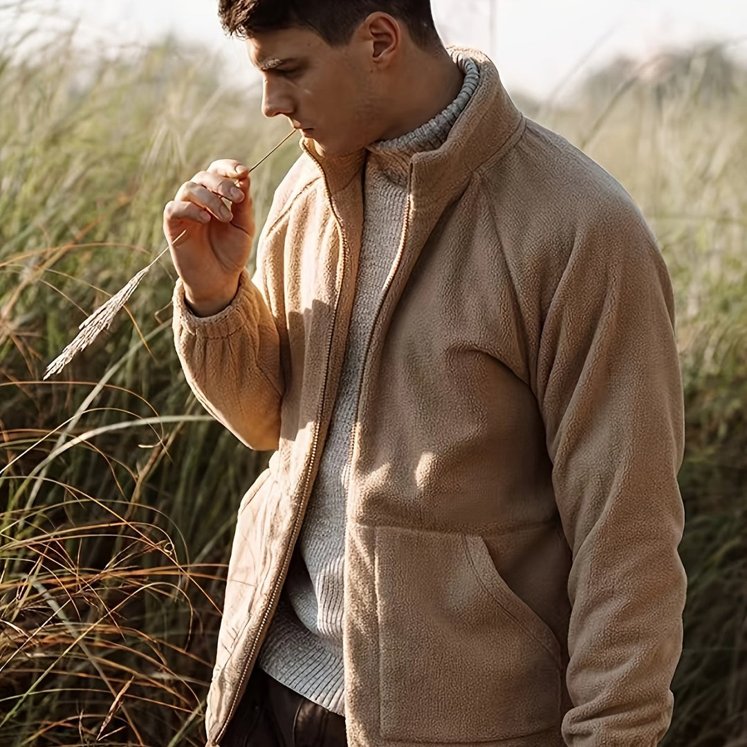 Luvik | Ensfarget fleece-vinterpose