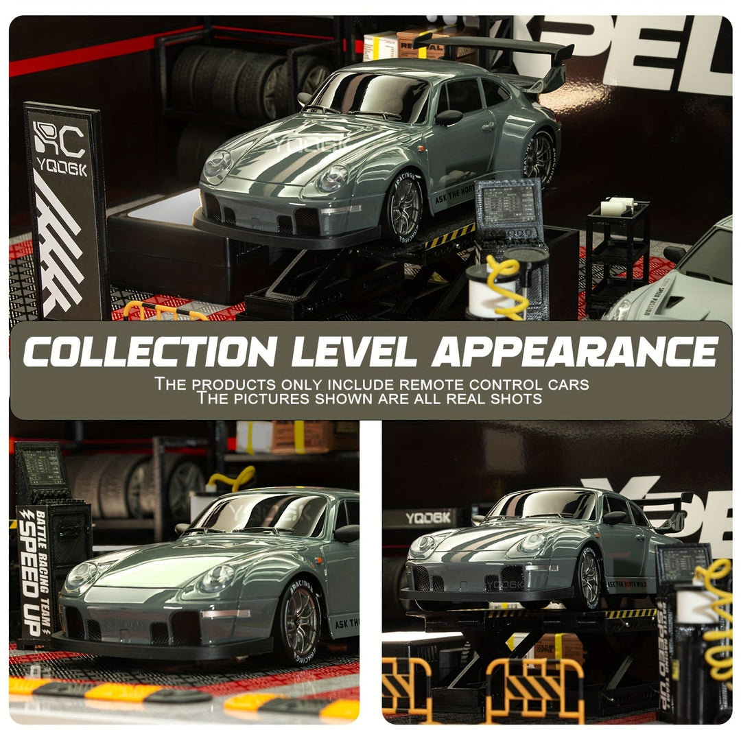 Luvikno | Ultimate 1:24 RC Driftcar med LED-hjul – Oppladbar 4WD racing leketøy