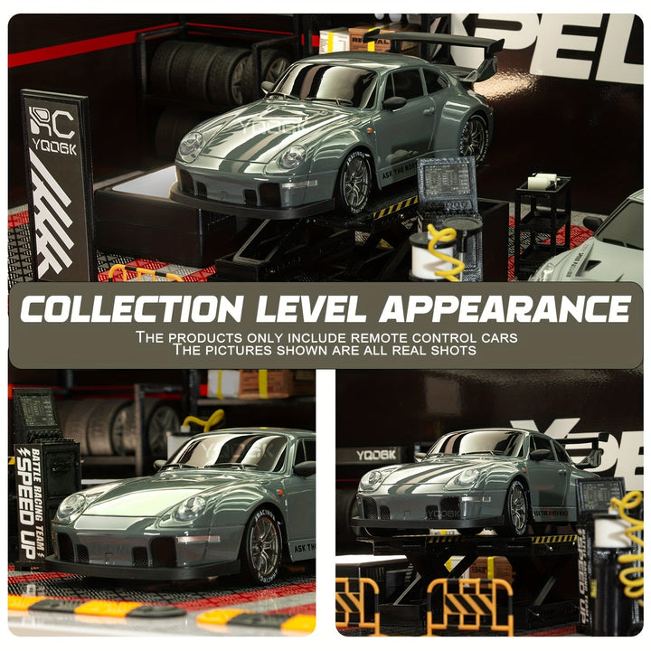Luvikno | Ultimate 1:24 RC Driftcar med LED-hjul – Oppladbar 4WD racing leketøy