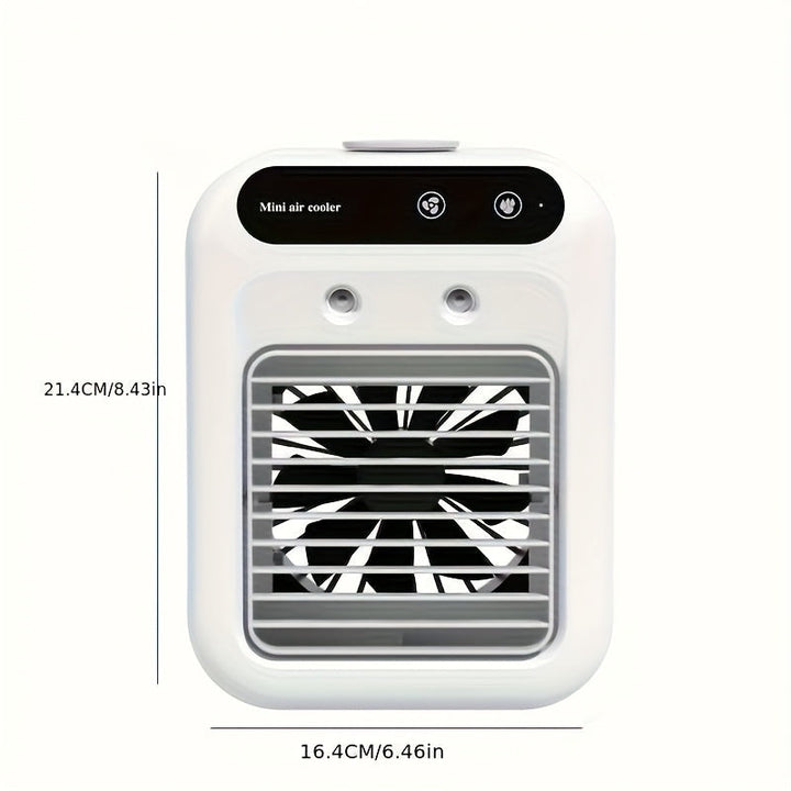BriesKoel Mini Air Cooler med Vifte og Luftfukter | Luvikno