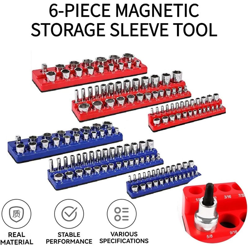Heavy-Duty Magnetisk Socket Organizer Luvikno