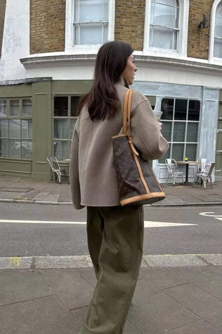 Luvik | Tupla- nappinen villa- takki