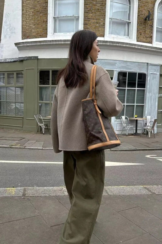 Luvik | Tupla- nappinen villa- takki