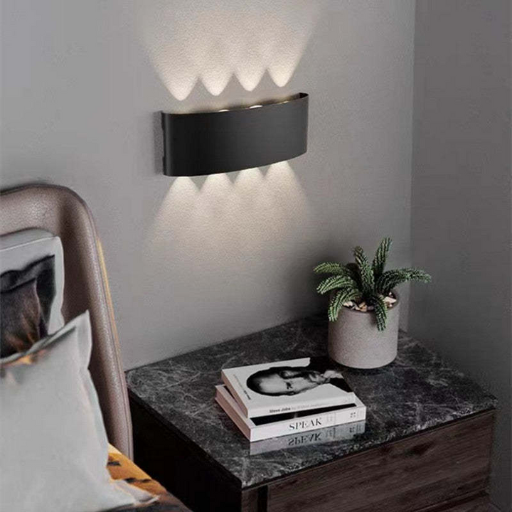 Utendørs vanntett aluminiums LED vegglampe | Luvikno