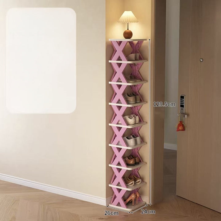 Narrow Shoe Rack Tower | Luvikno