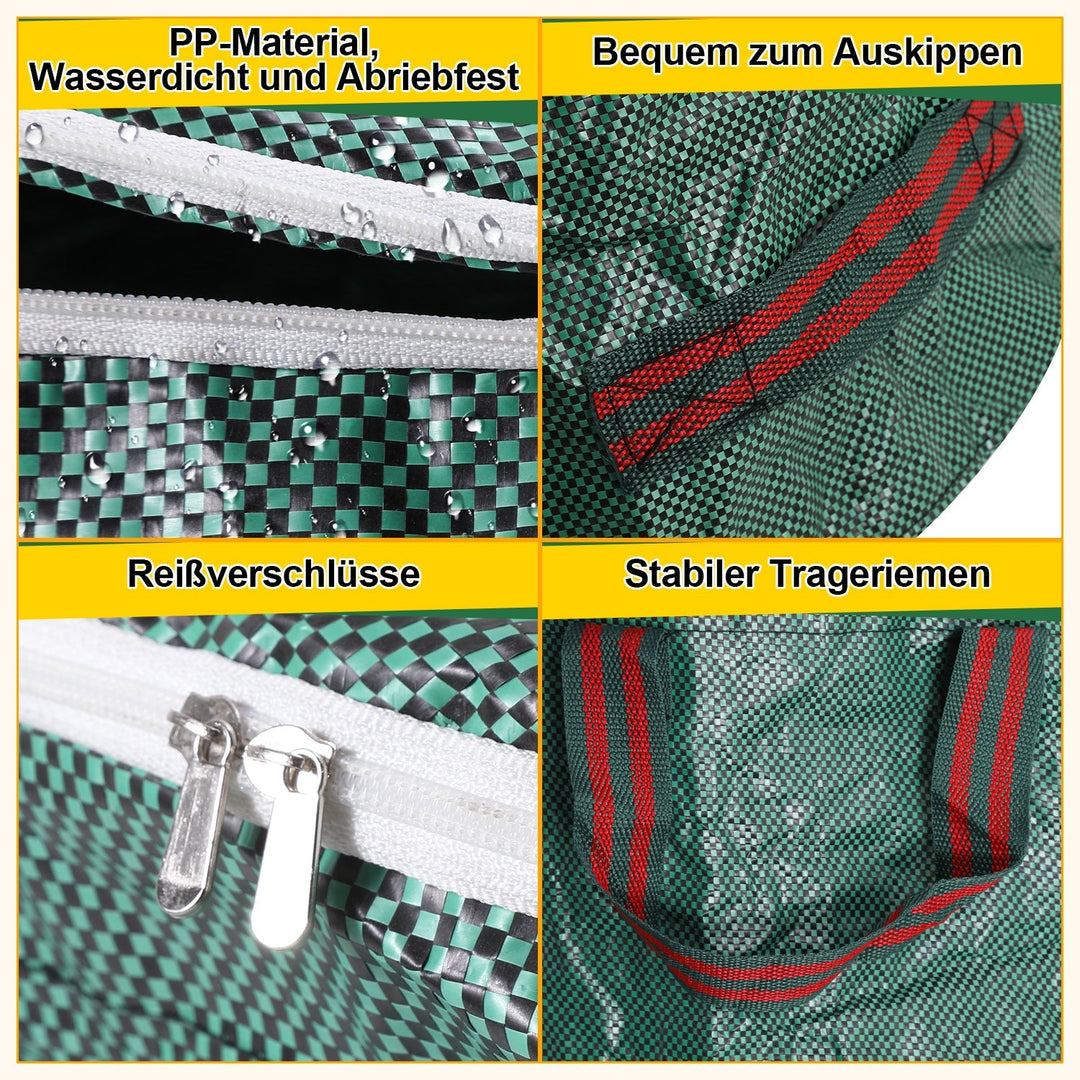 Hageavfallssekk hagesekk 272L med lokk | Luvikno