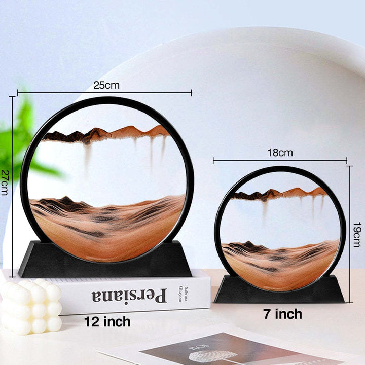 Landskap 3D Fra Dype Havtimeglass | luvikno