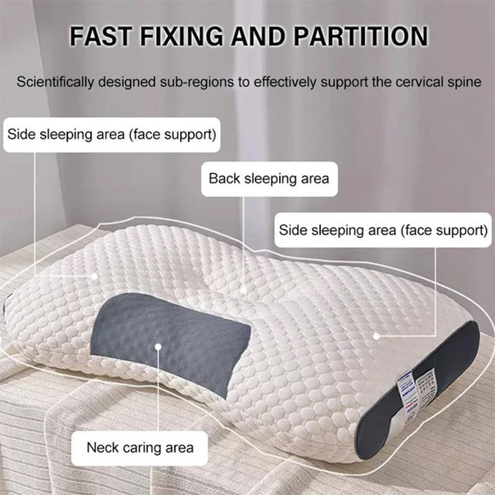 Luvikno | LuxiRest Antibakteriell Massasjepute | Ergonomisk Nakkestøtte for Revitaliserende Søvn og Avslapning