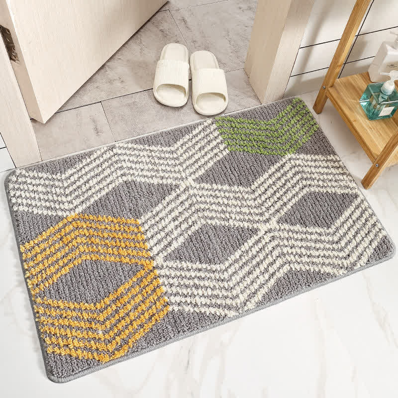 Fluffy Absorbent Bath Rug with Non Slip Backing | Luvikno