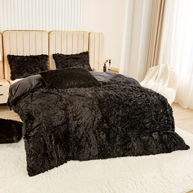 Luvikno | Ultra Soft Plush Duvet Cover Set with Zipper - Luksus & Komfort