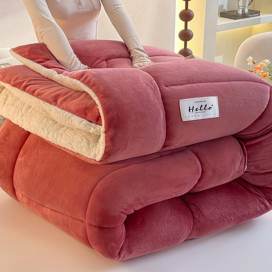 Luvikno | Stilig Hytte Sherpa Fleece Duvet – Ultimat Komfort & Varme