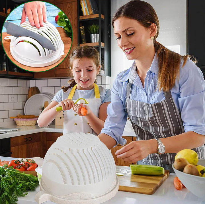 Luvikno | VeggieSlice Pro — Gjør salatlagning sikkert, raskt og enkelt som barnespill! (2 deler)