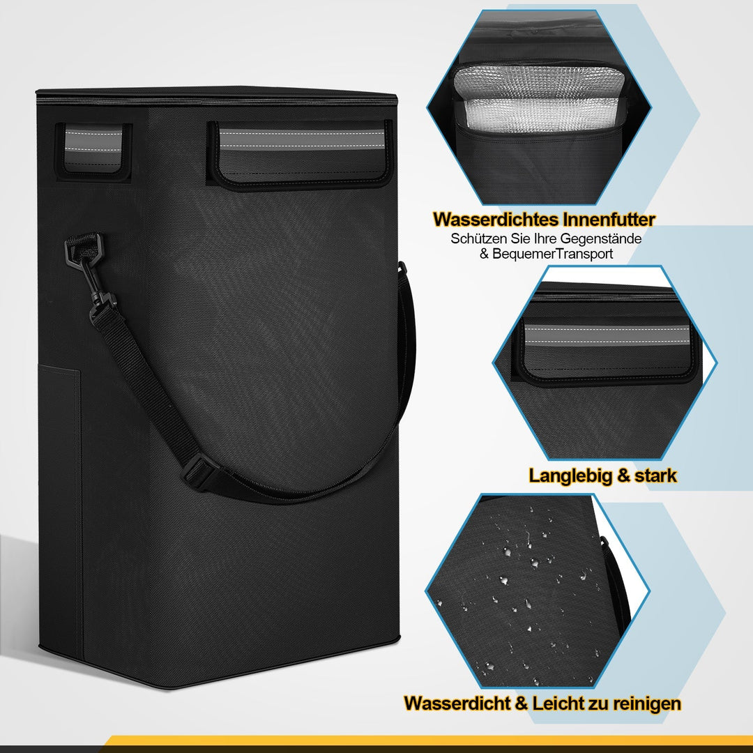 Shopping trolley shopping roller foldable 40L | Luvikno