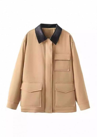 Luvik | Inspiroitunut kontrastikaulus puuvillajakku