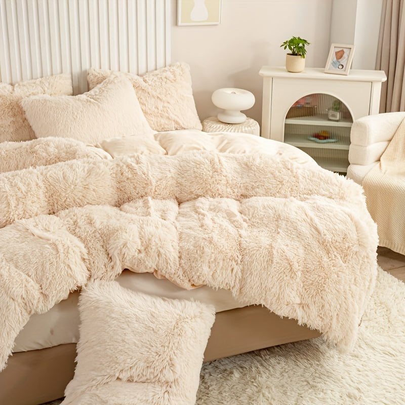 Luvikno | Ultra Soft Plush Duvet Cover Set with Zipper - Luksus & Komfort